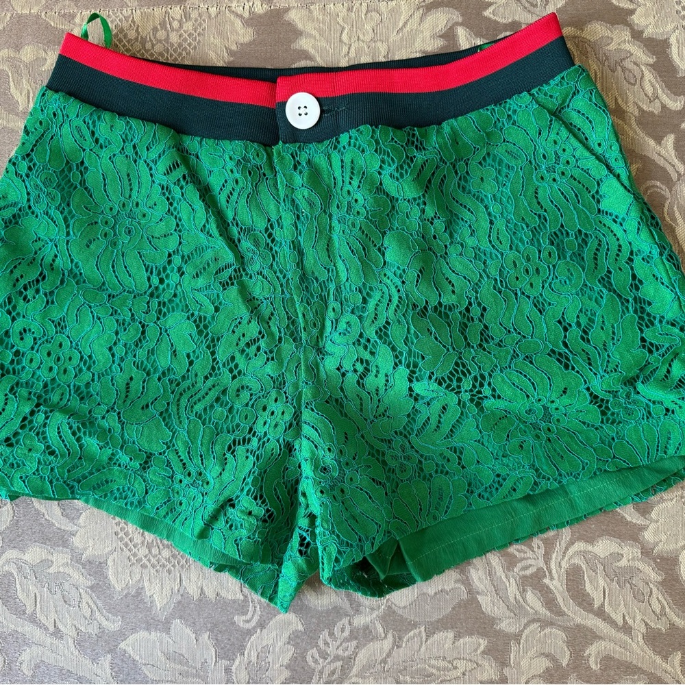 Cute green shorts.